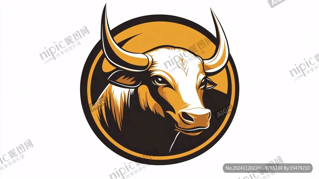 牛头logo设计