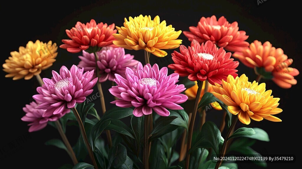 3d立体唯美花卉