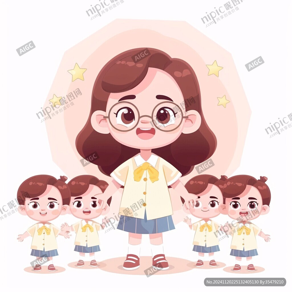 卡通幼师