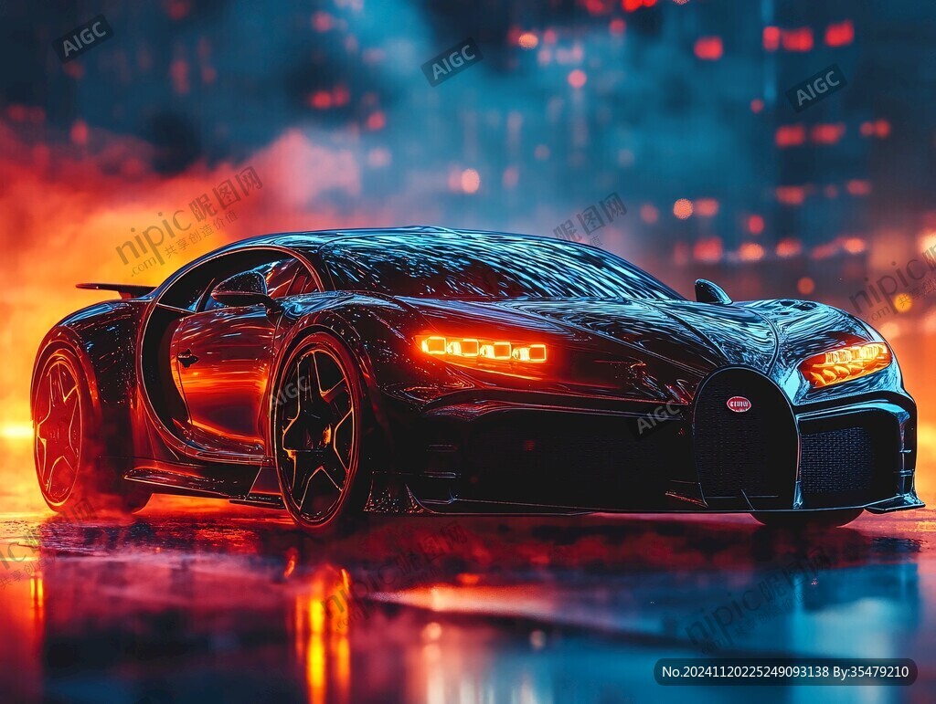 布加迪超跑模型