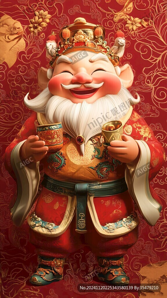 高清晰财神爷