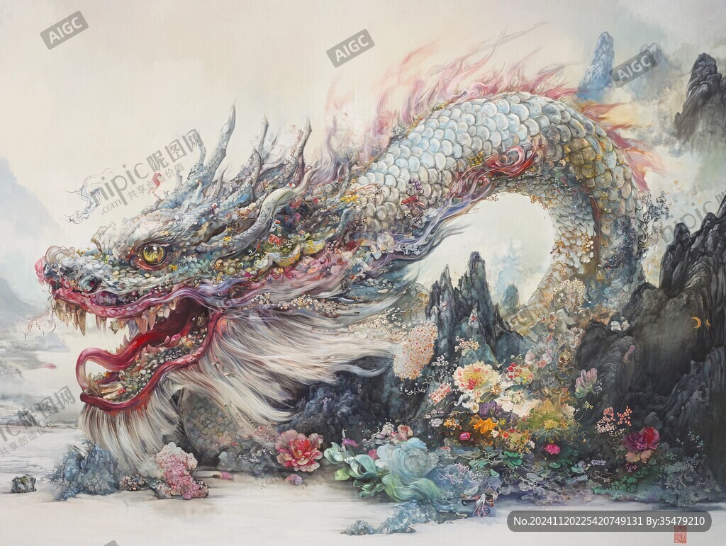 工笔龙
