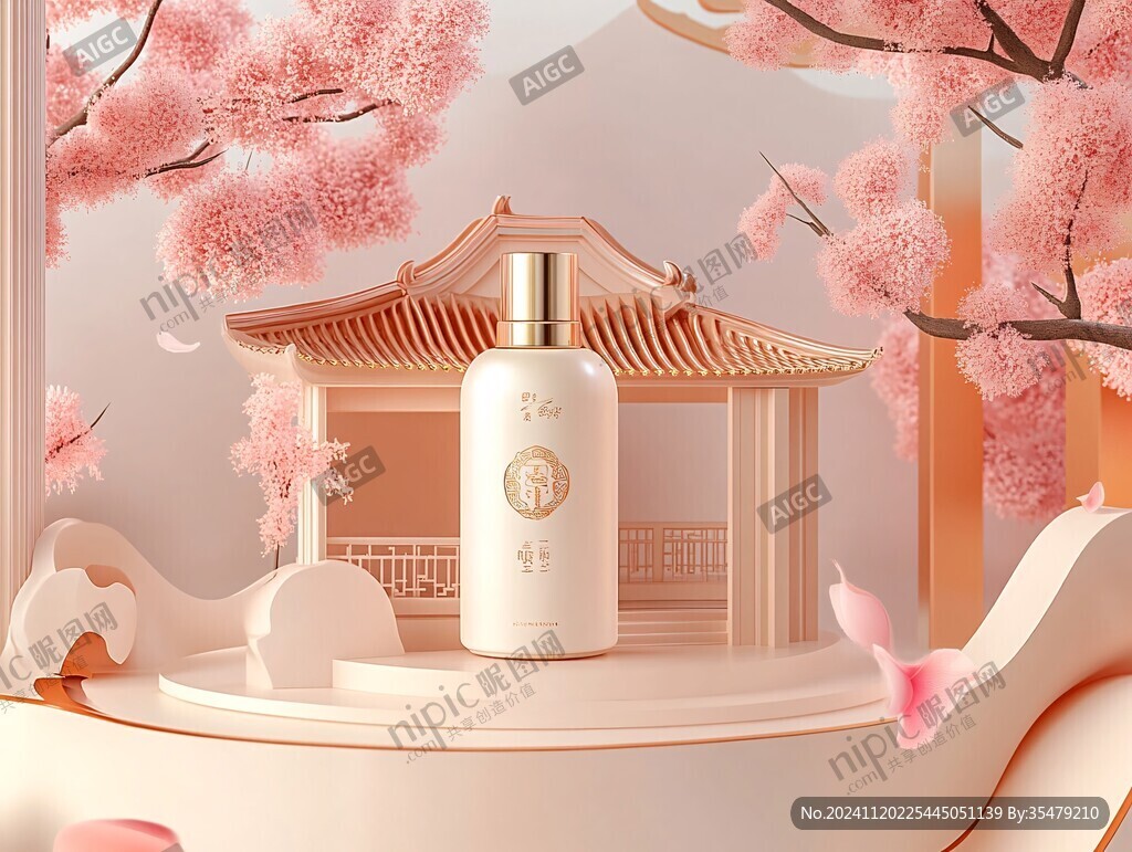 梅花包装插画