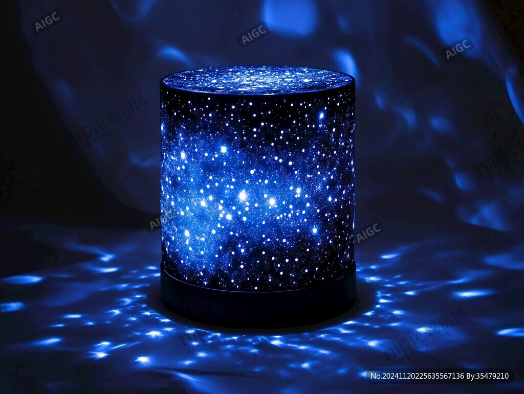 蓝色星星灯