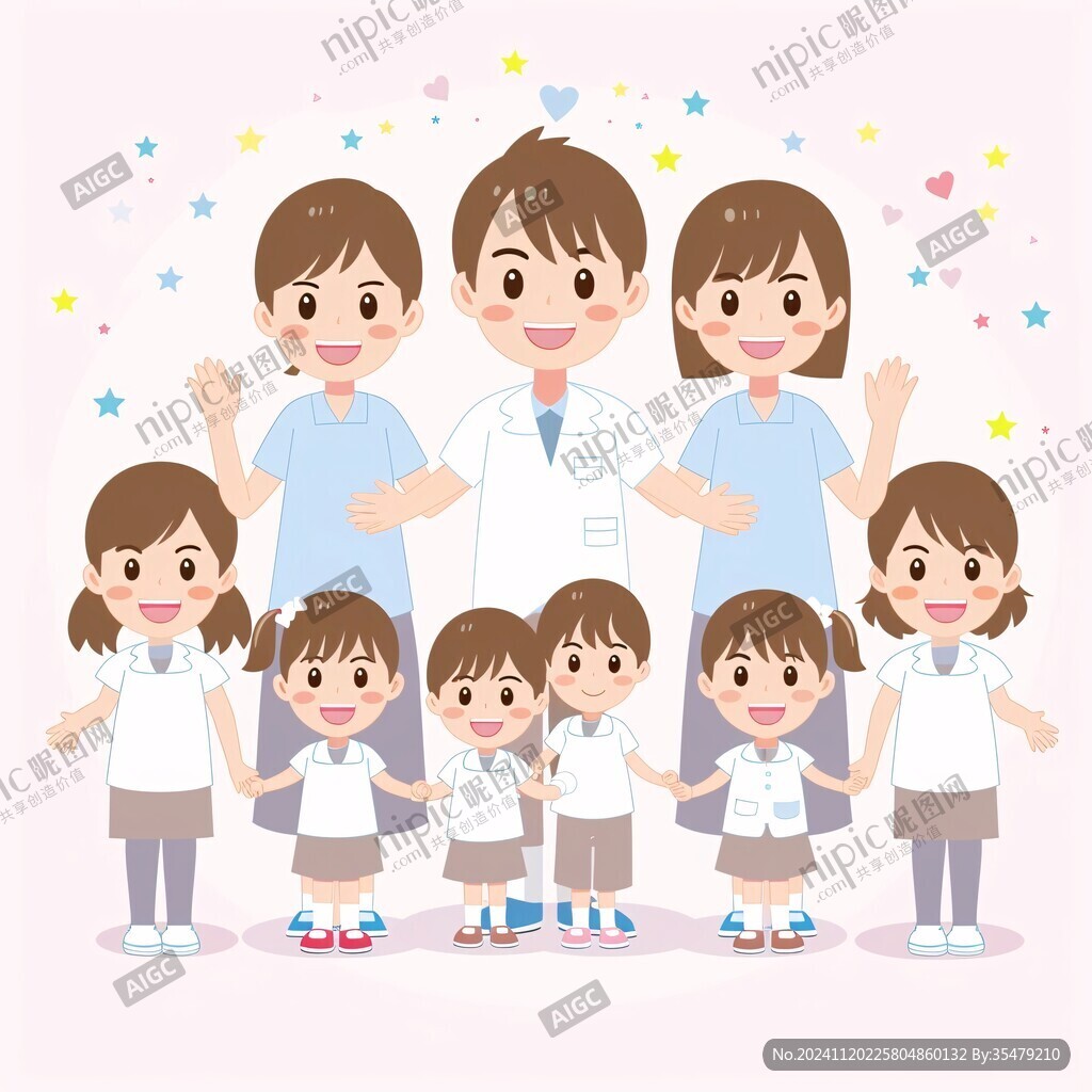儿童节医生素材