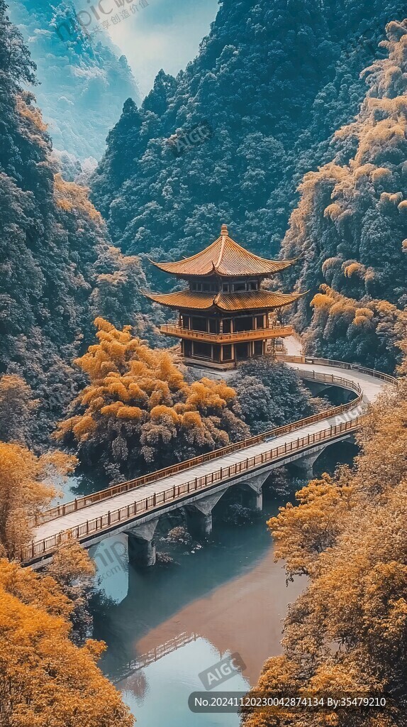 山林深山禅寺