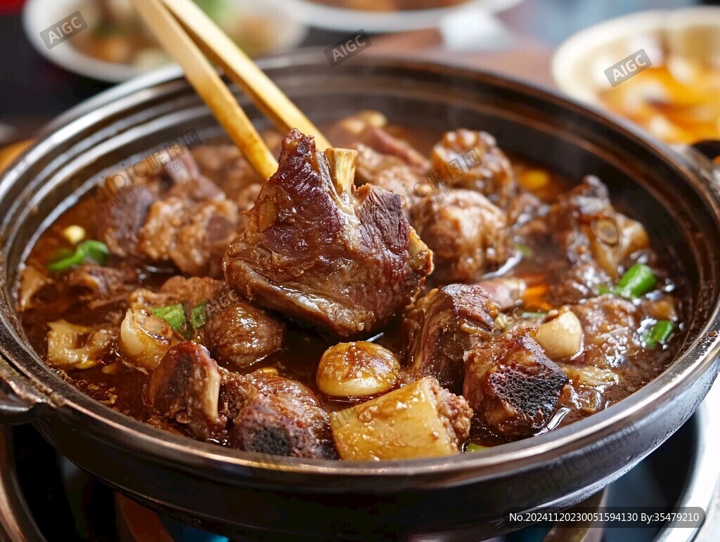 狗肉美食火锅狗肉煲