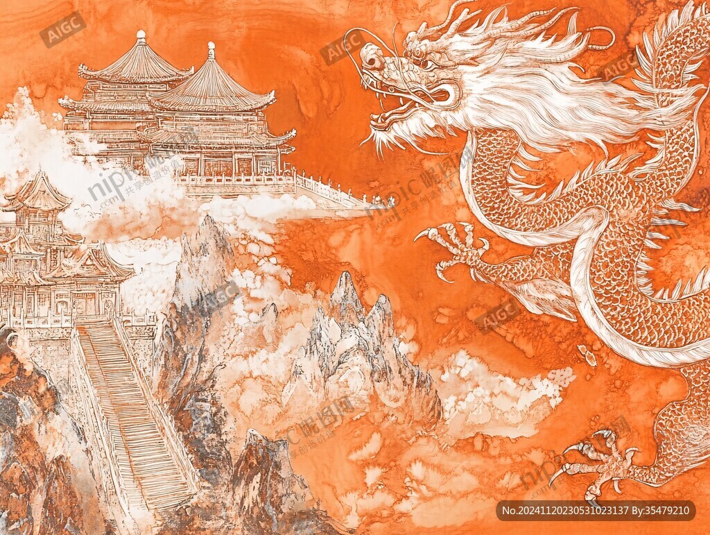 九天楼插画