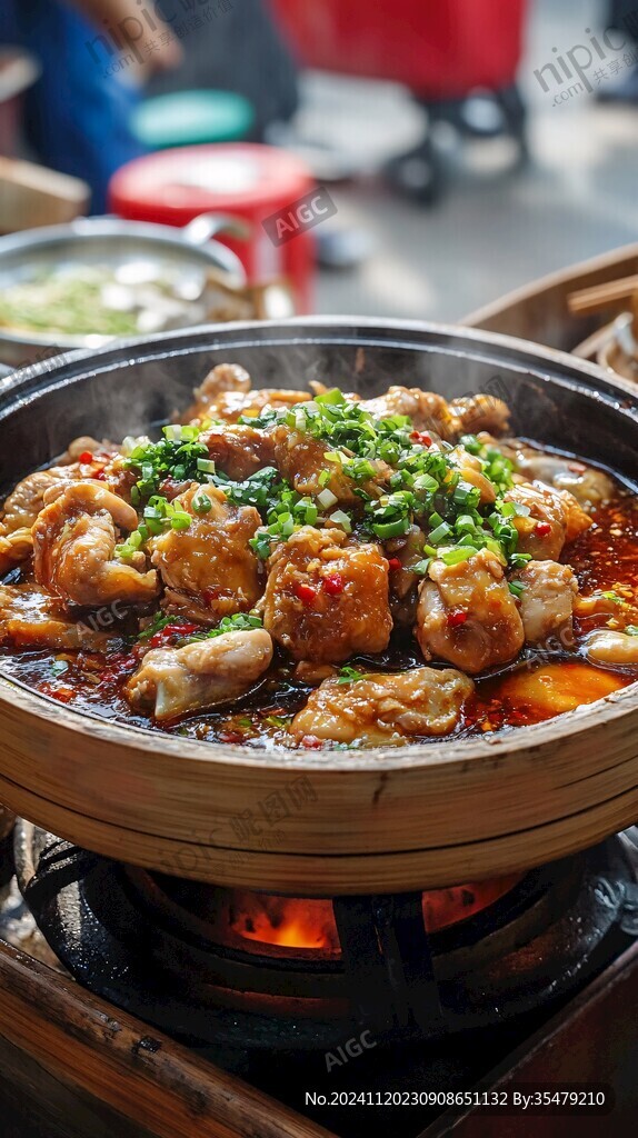 蒸笼肥肠