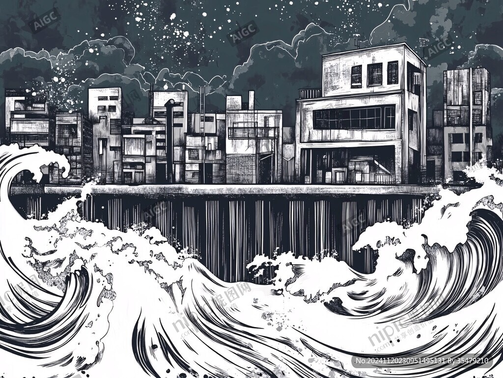 溪洛渡电站插画