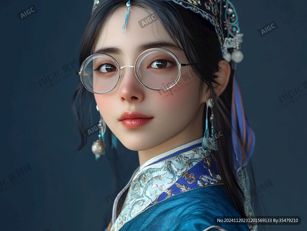 写实人物插画