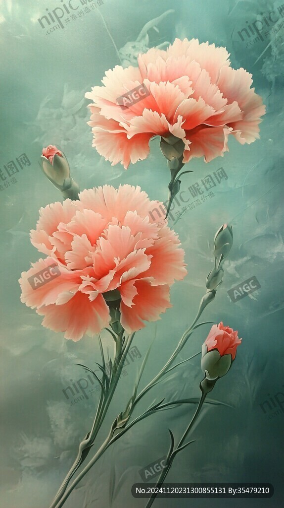3d立体唯美花卉