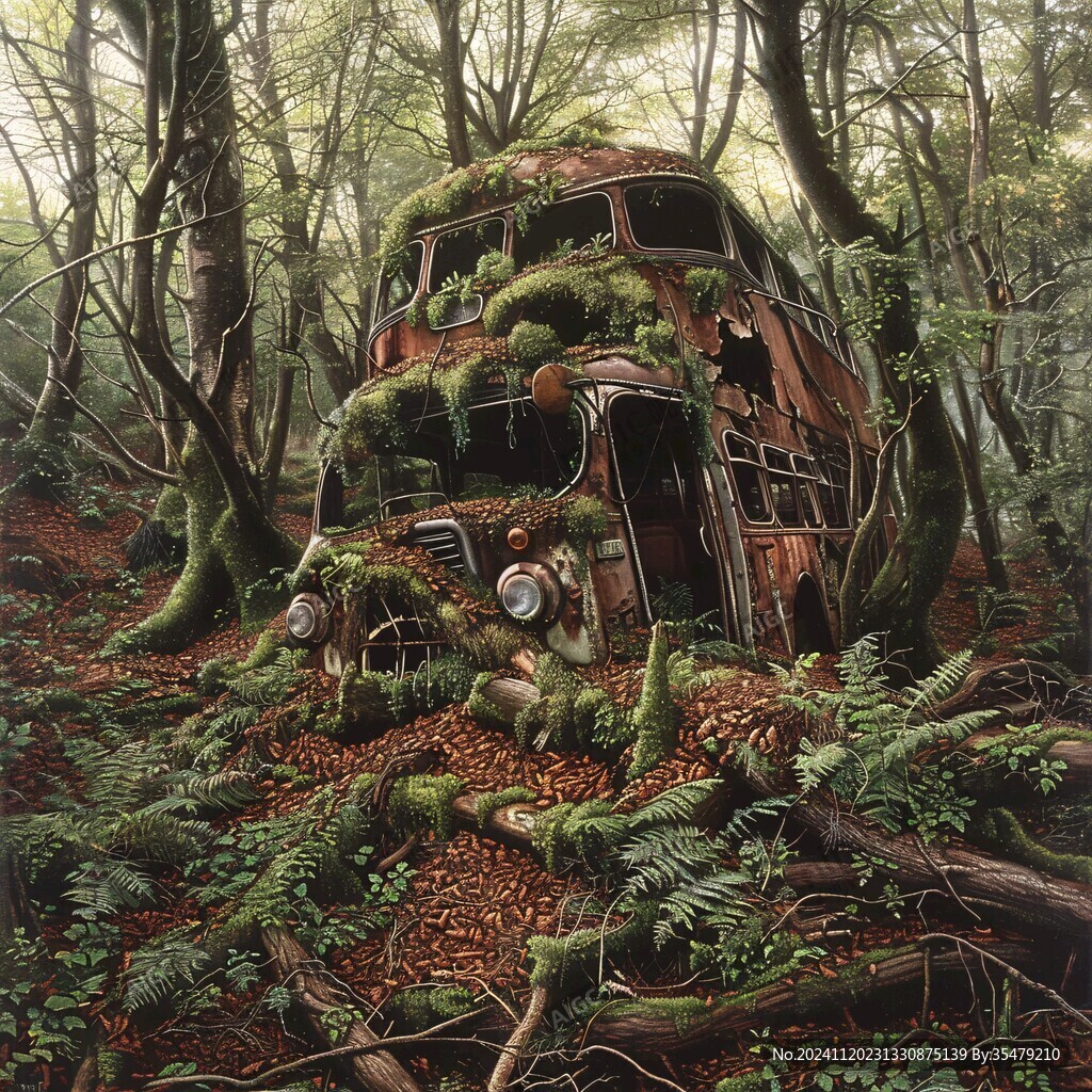 梦幻森林立体画