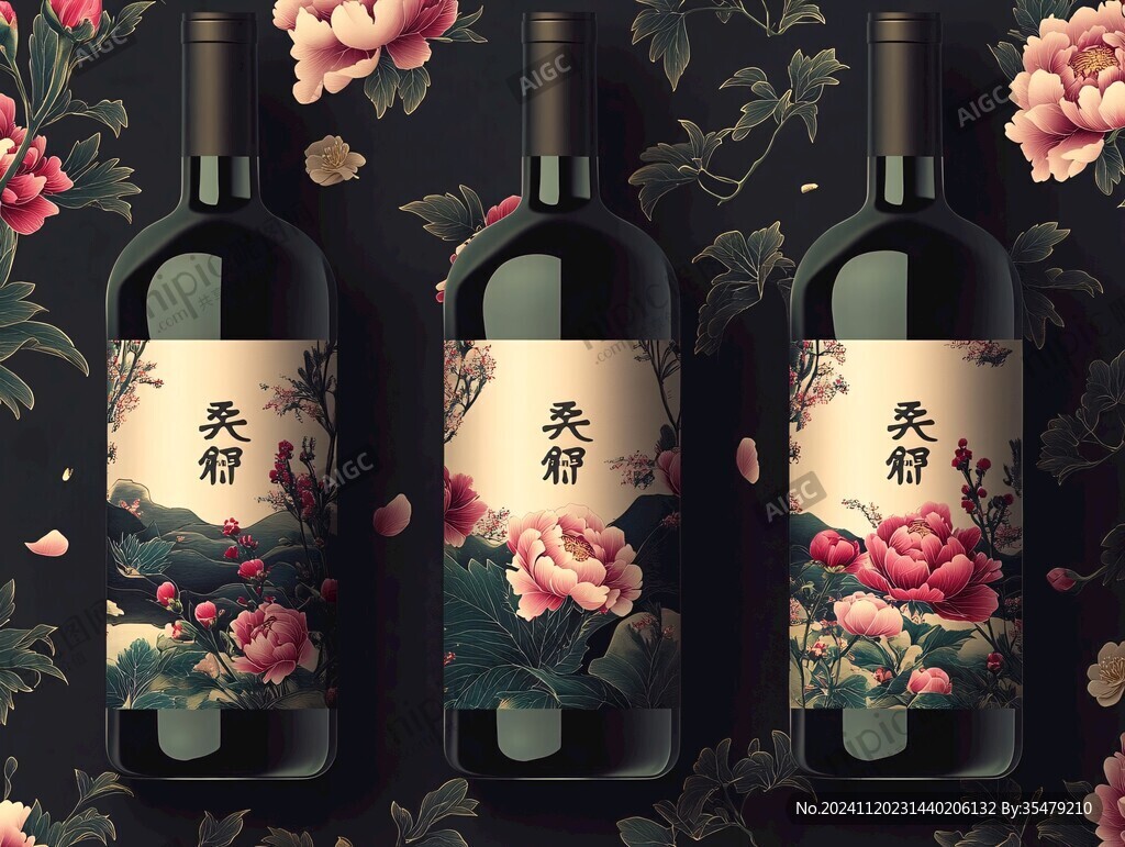 玫瑰酒包装