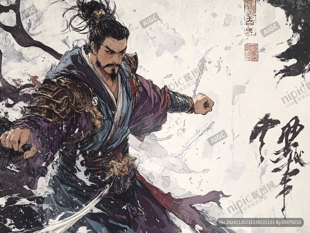 武术武侠人物雄霸天下