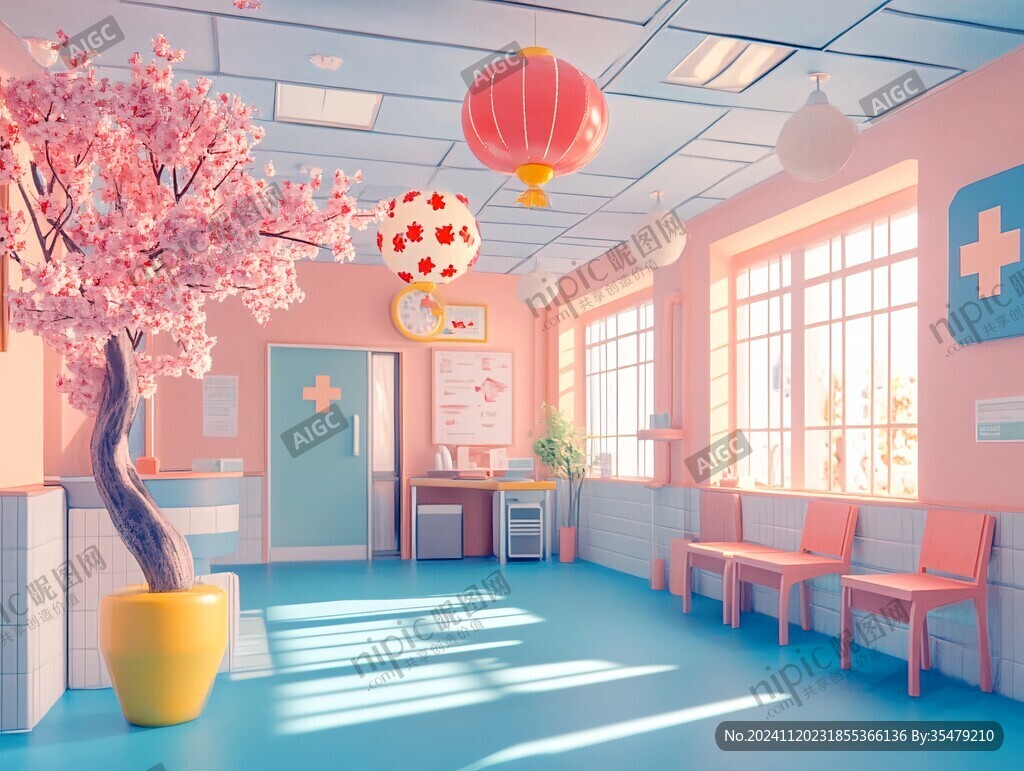 插画医院