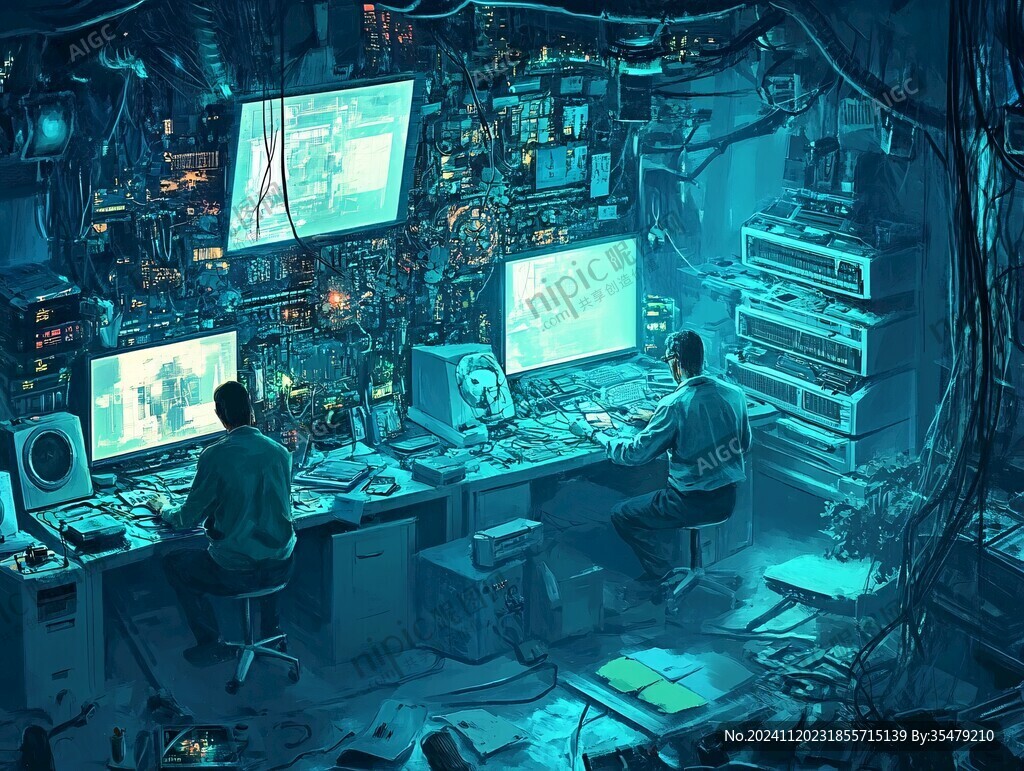 科幻题材插画