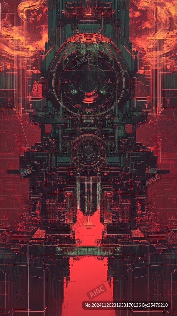欧美科幻风游戏风图案