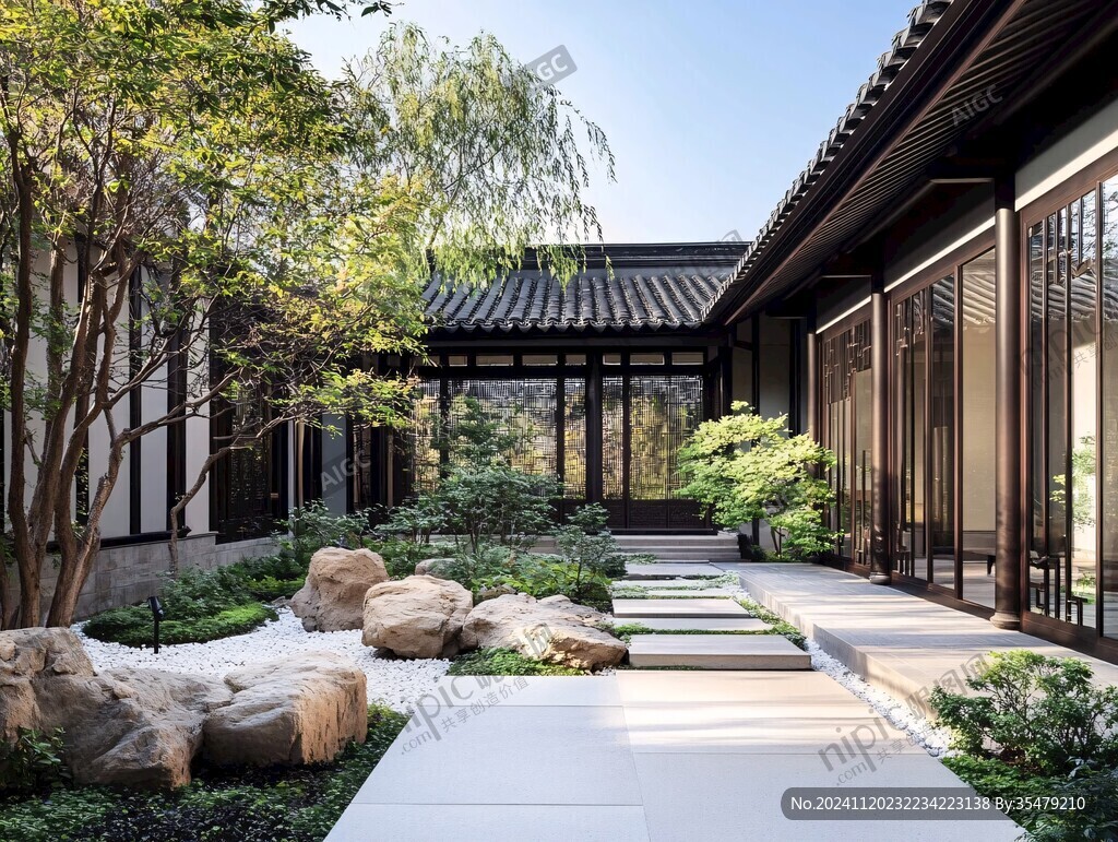 高端中式庭院