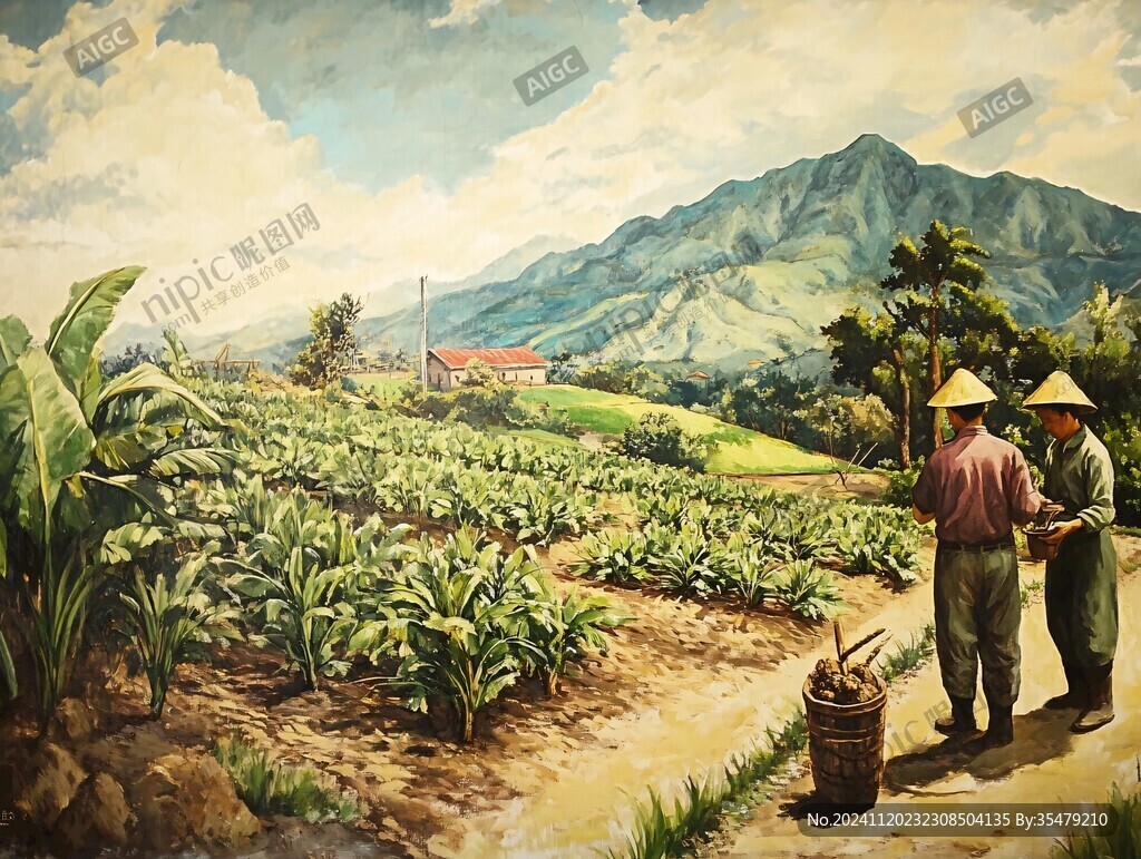 农活壁画