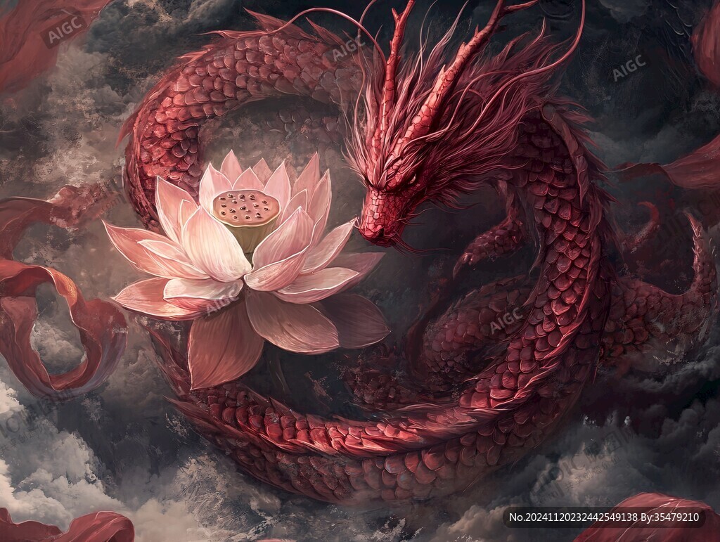 龙吐水壁纸