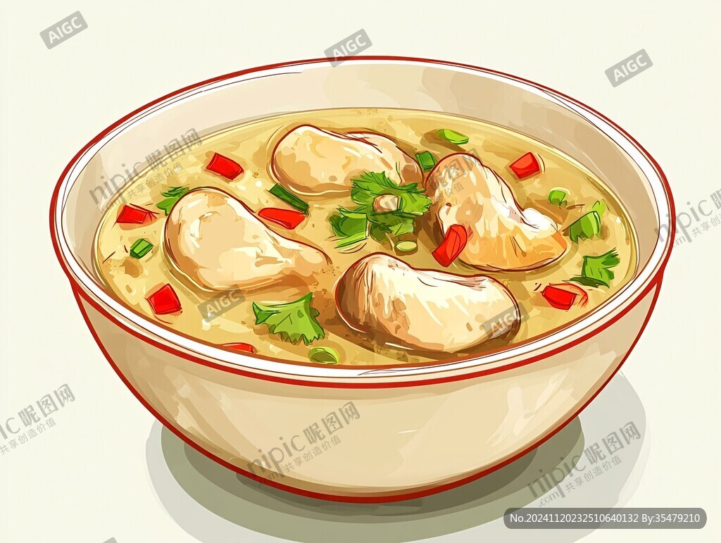 大肠汤插画