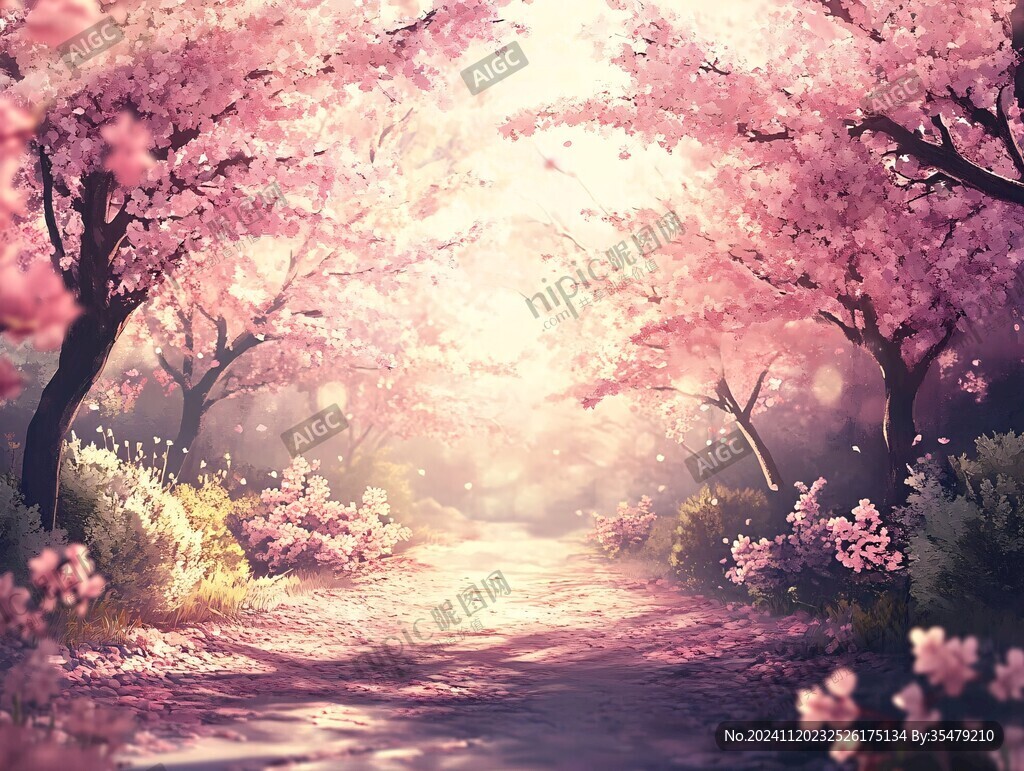 唯美樱花路