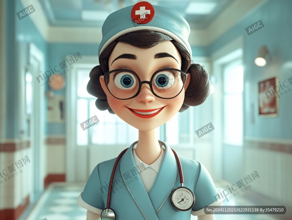 动画女护士