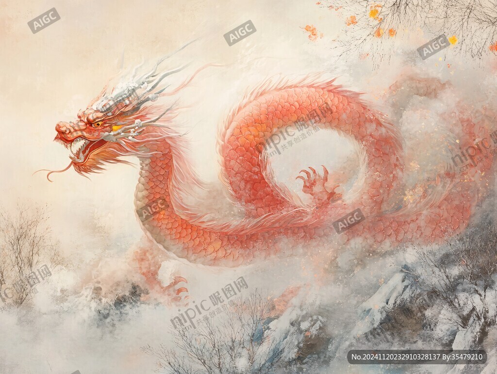 工笔龙