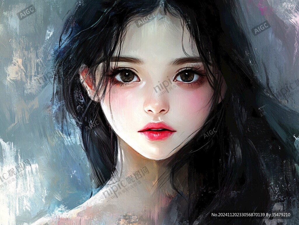 厚涂少女