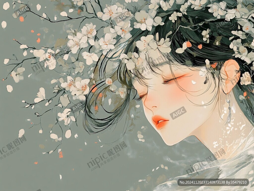 汉服小说插画
