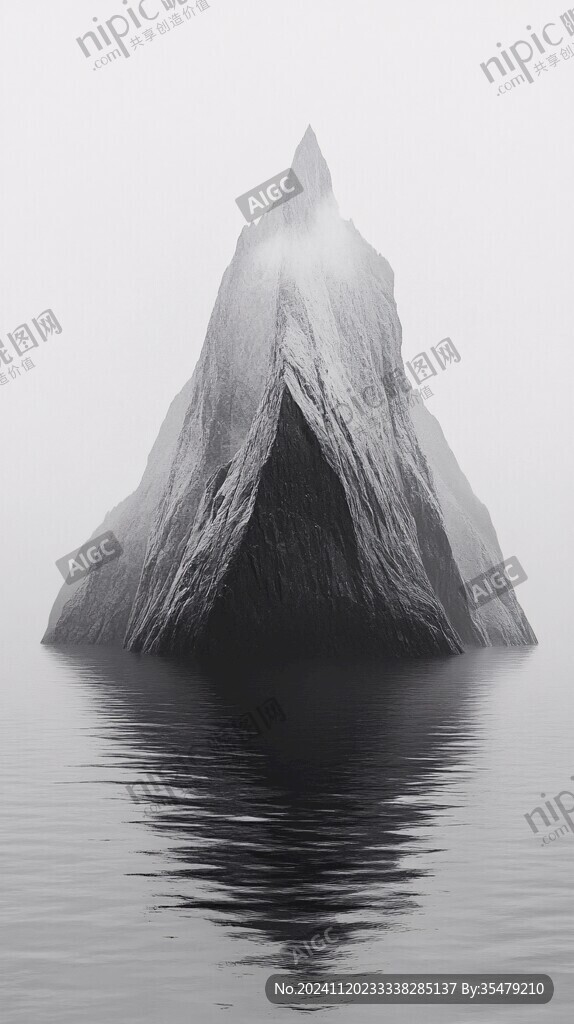 黑白冰山
