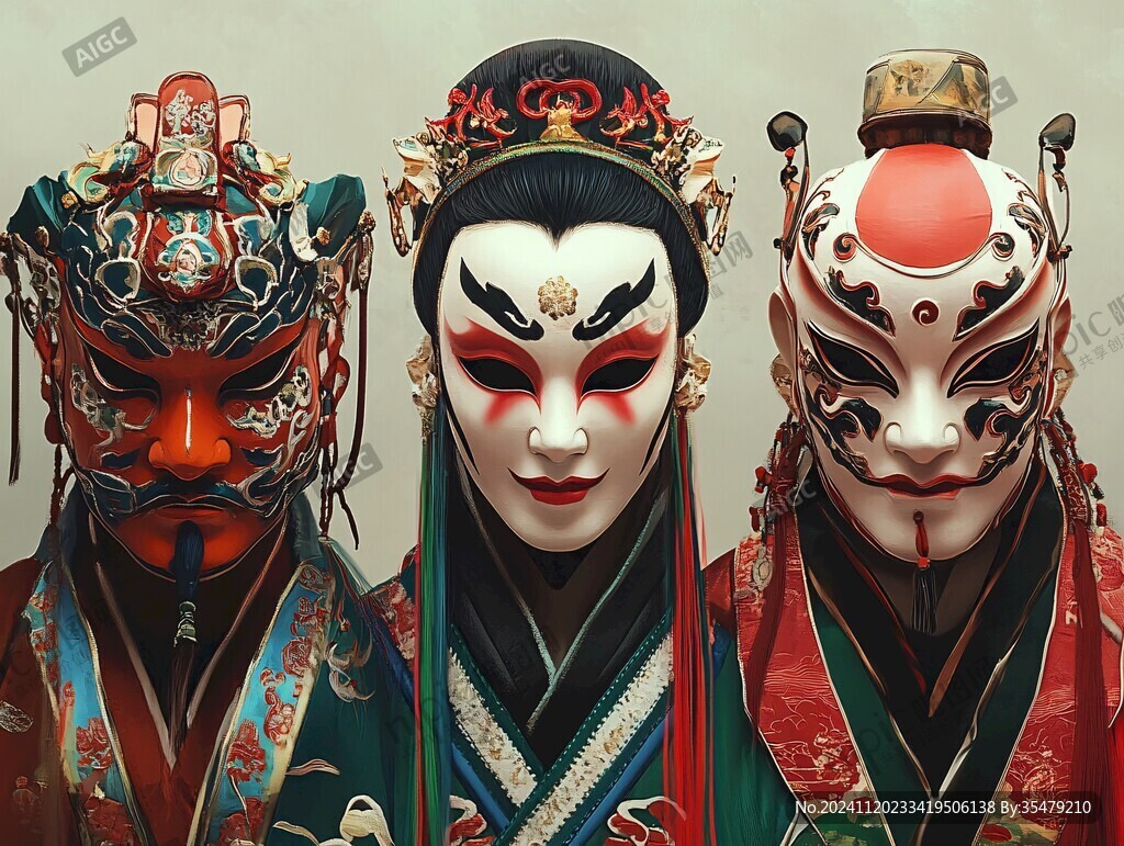 唯美脸谱