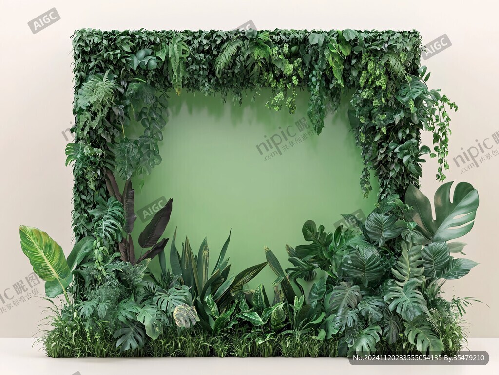 立体植物画框