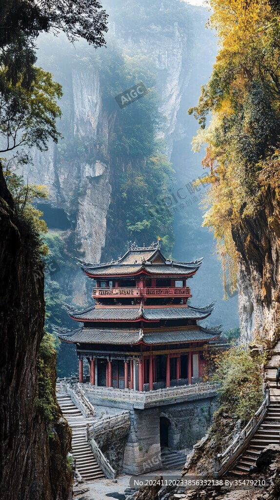 山林深山禅寺