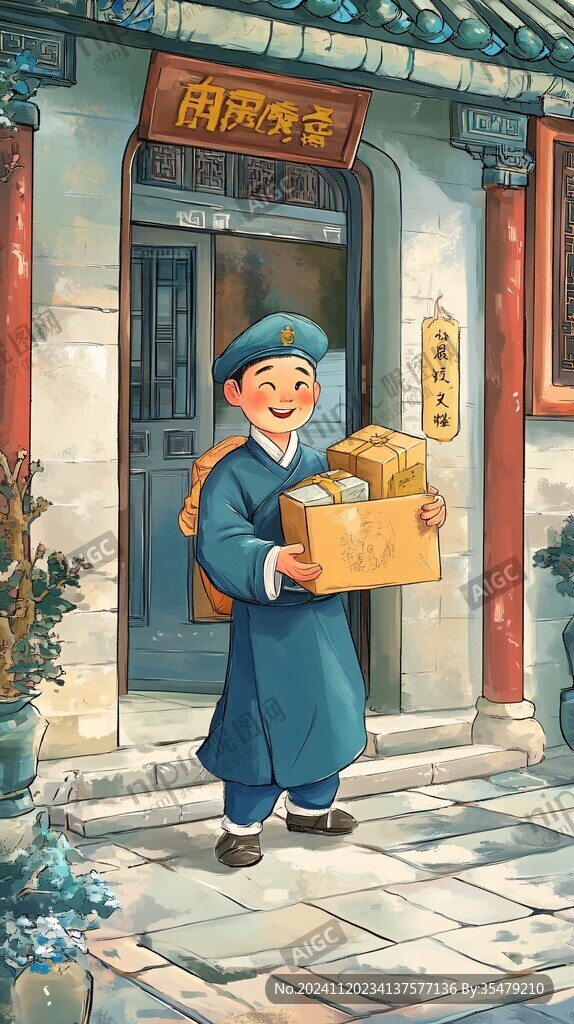 掌柜插画