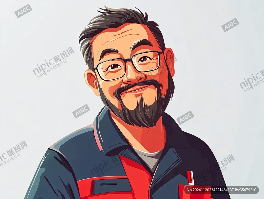 品牌人物插画形象