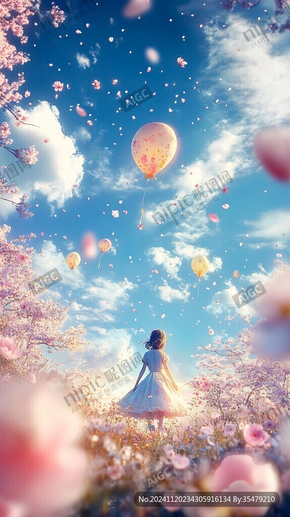 梦幻风景女孩