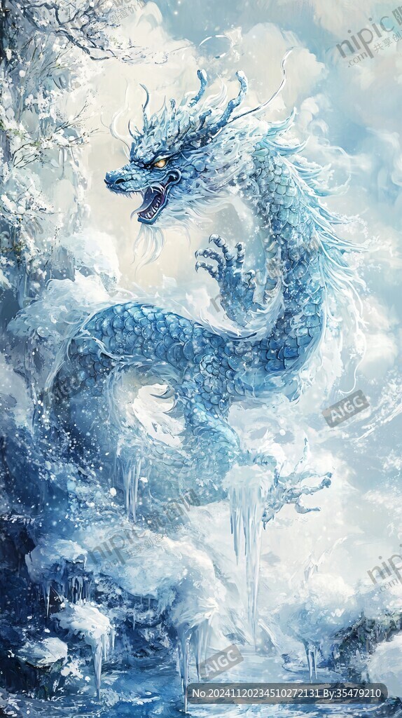 古风龙插画