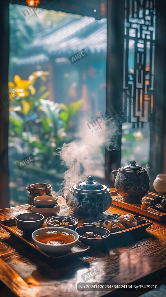 围炉煮喝茶茶文化茶具