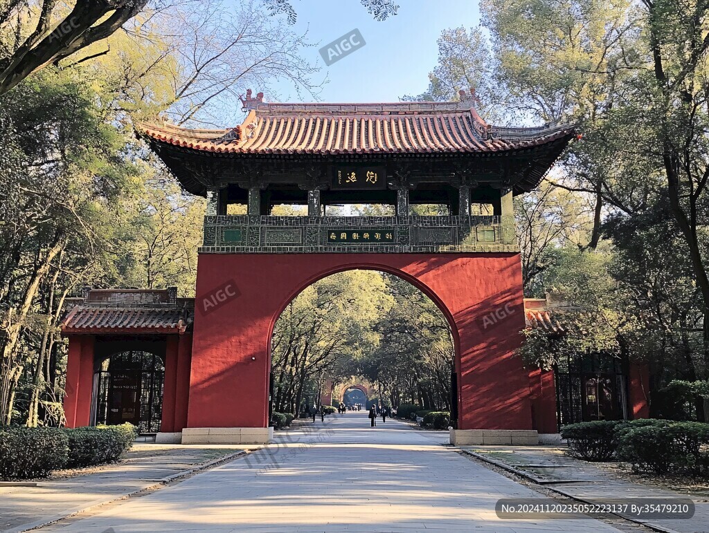 灵谷景区大门