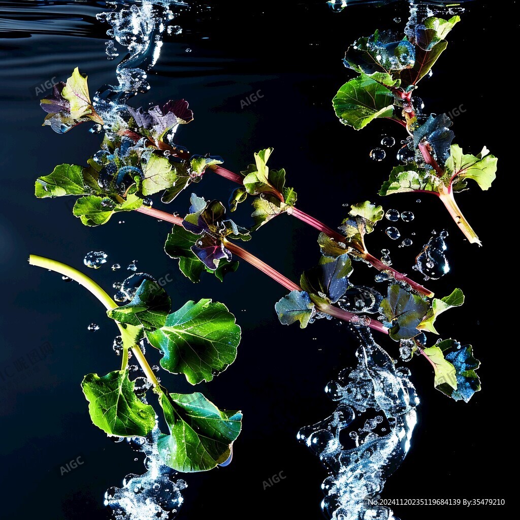 水面漂浮的植物