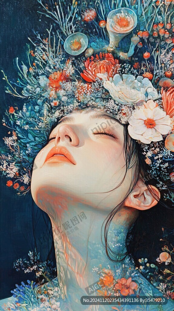 创意唯美女孩