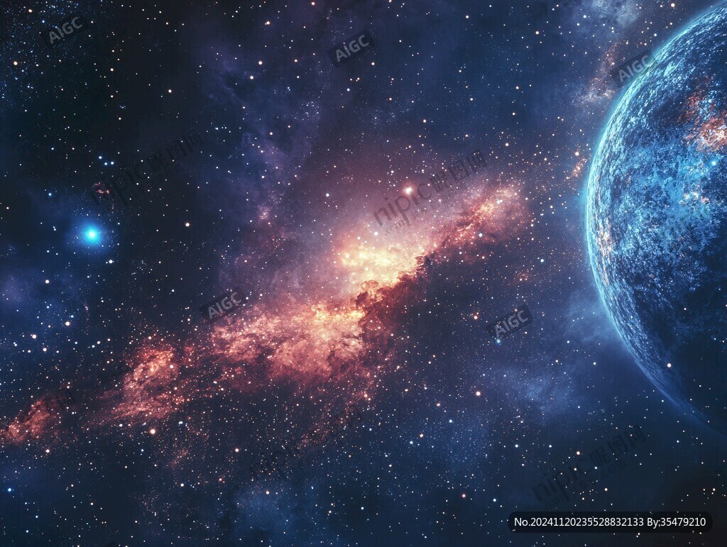 唯美宇宙背景