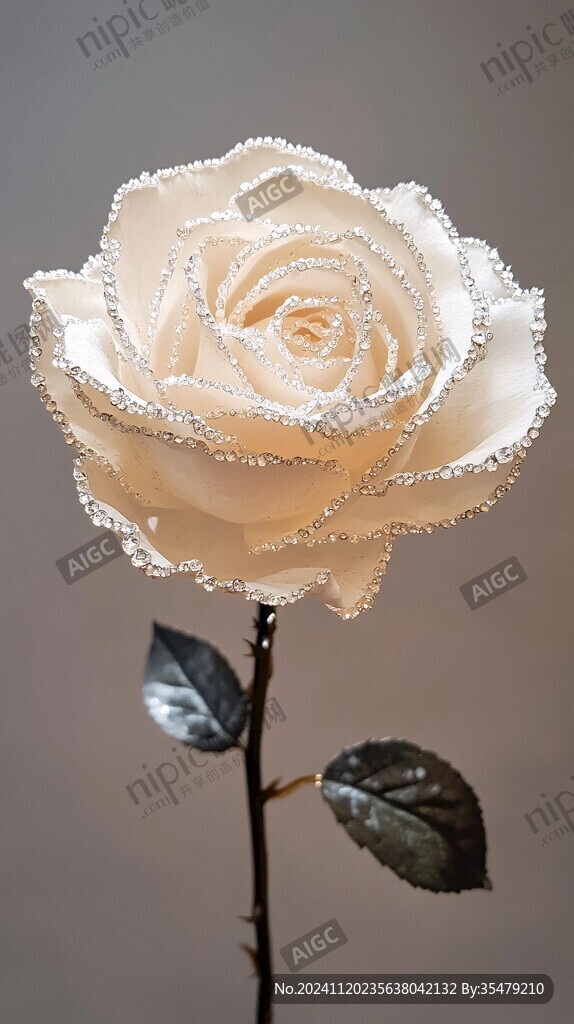 香槟色玫瑰花