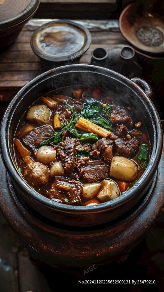 铜锅牛腩