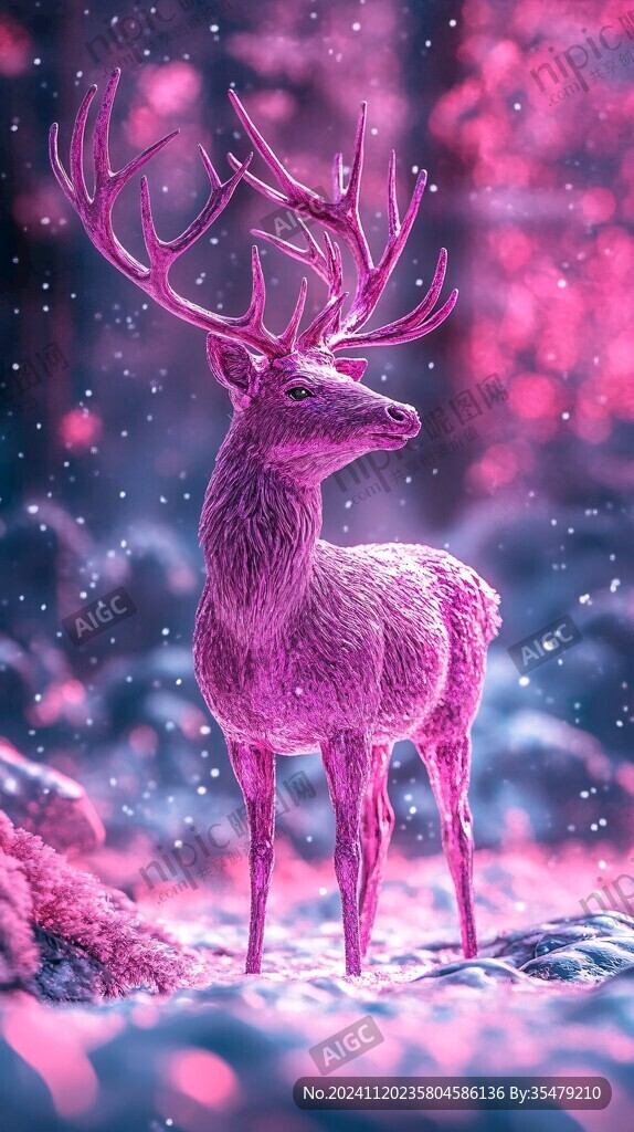 唯美梦幻鹿