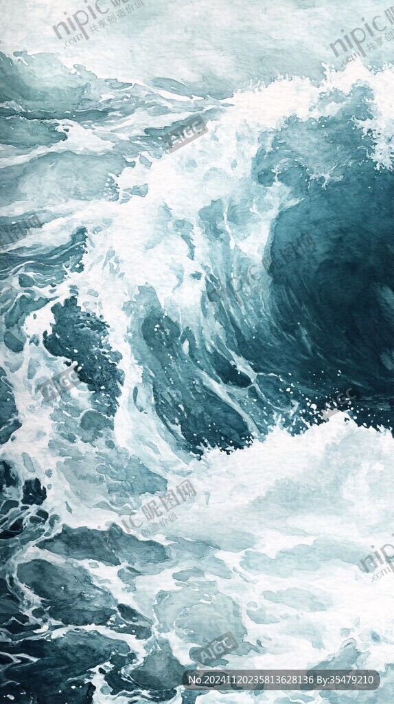 古风海浪浪花