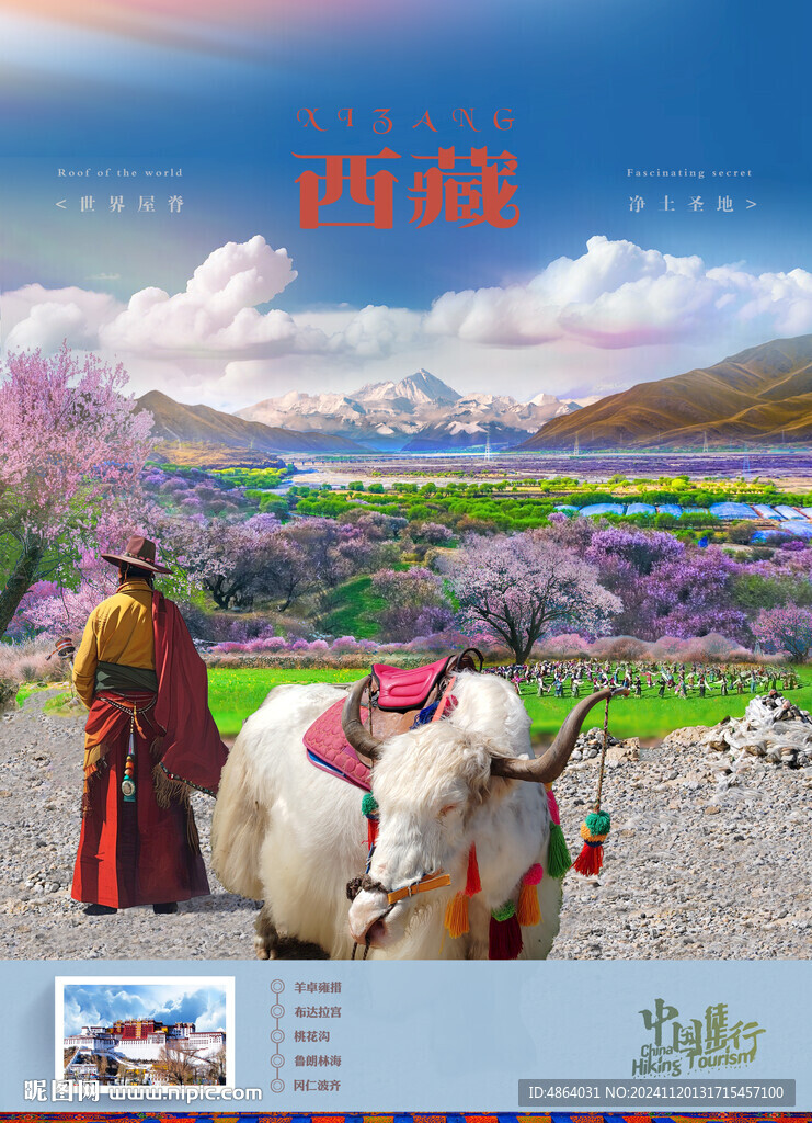 林芝桃花沟广告