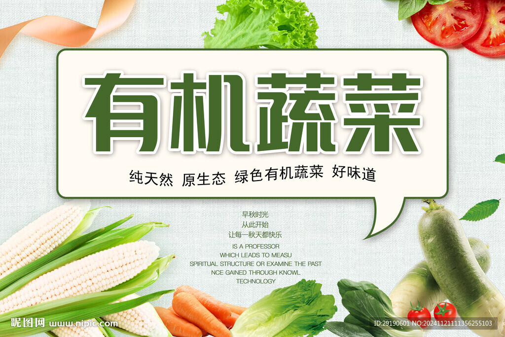 有机蔬菜海报